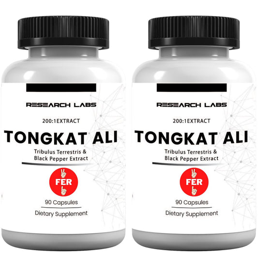 Research Labs Tongkat Ali 200x Strength capsules bottle