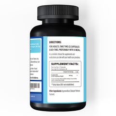 Nutrition facts panel for Highland Lipoic Acid Sodium