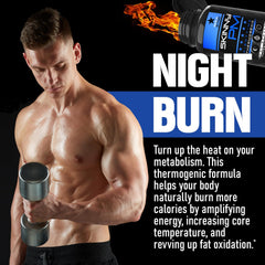 Thermogenic fat burner graph illustrating metabolism boost