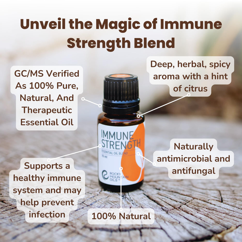 Immune Strength essential oil diluted for topical application