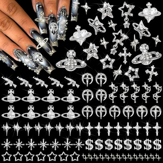 RODAKY star nail charm for nails adds shimmering focal point to manicures