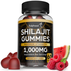 Rolphood Shilajit Gummies bottle with 60 gummies