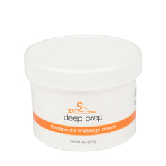 Rolyan Deep Prep Therapeutic Massage Cream 8 oz bottle
