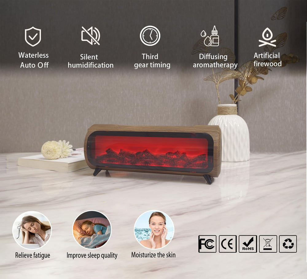 Romanplux diffuser dual controls separate mist and lights for customization