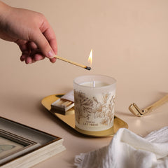 Cozy room ambiance with Lily Fresh scented candle