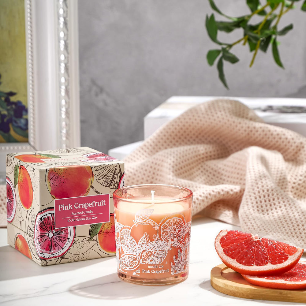 Keepsake gift box packaging for ROMIIE ZOI candle