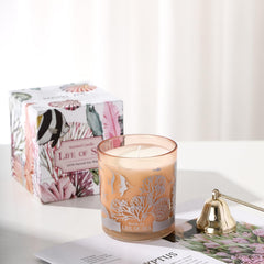 Life of Sea soy wax candle burn with lead-free wick