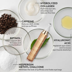 RONKIE eye cream on-the-go stick for quick, precise application.
