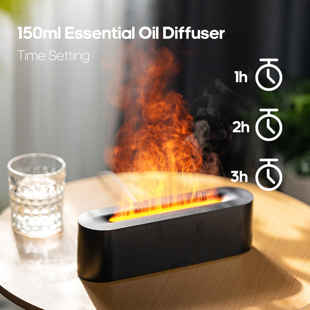 Room-filling essential oil diffuser emitting mist