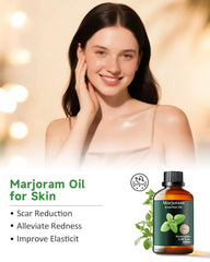 Room spray bottle featuring marjoram essential oil