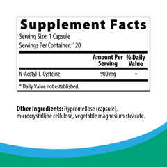 Rootcology NAC 900mg bottle on white background