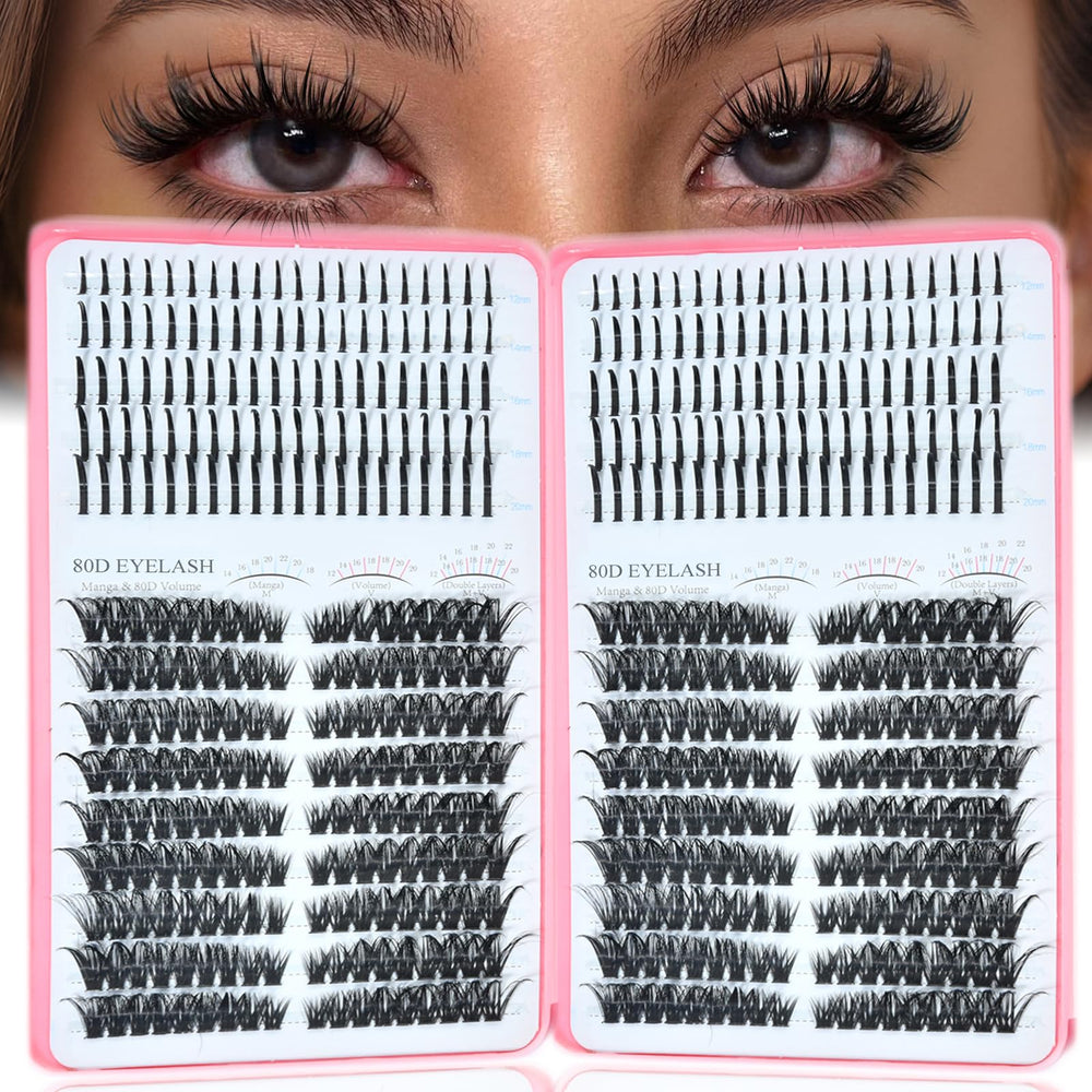 Rootoo lash clusters with spikes left for natural fullness all day.