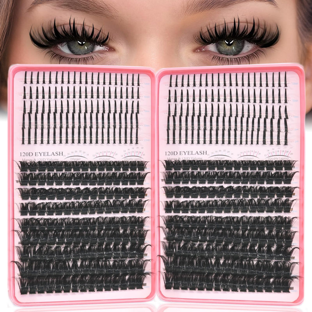 Rootoo lash clusters with spikes detail for dramatic, natural-looking lashes.