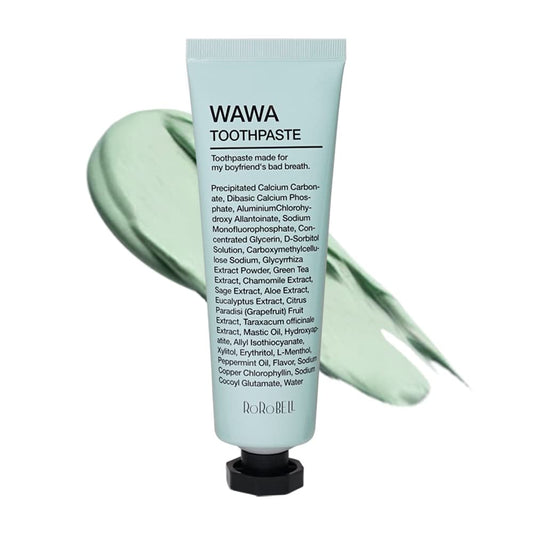 ROROBELL Wawa toothpaste tube with peppermint flavor