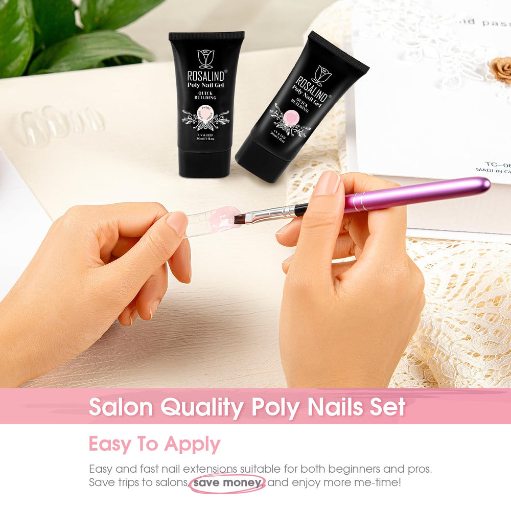 Creamy ROSALIND extension gel texture for easy control