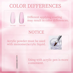 ROSALIND low-odor acrylic powder for comfortable manicures