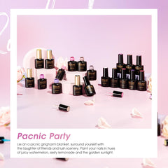 ROSALIND matte finish nails after buffing offer a smooth, modern look.