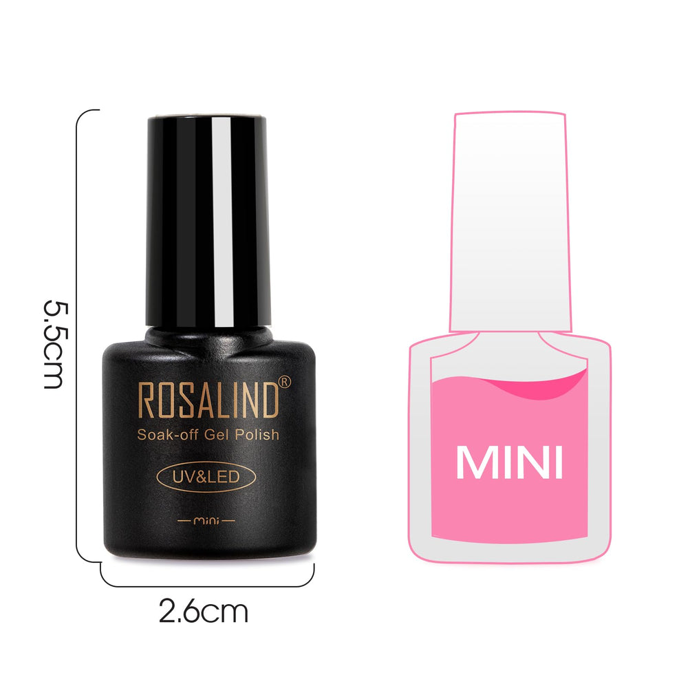 ROSALIND matte top coat creates a chic velvet finish.