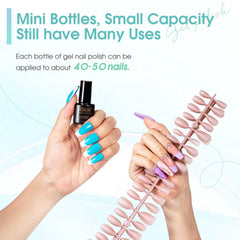 ROSALIND neon pink polish provides bold color for a statement manicure.