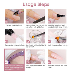 ROSALIND UV/LED curing process to set the gel for durable wear