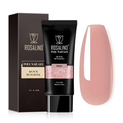 ROSALIND Nude Pink poly extension gel in an 80ml tube for long lasting nail art