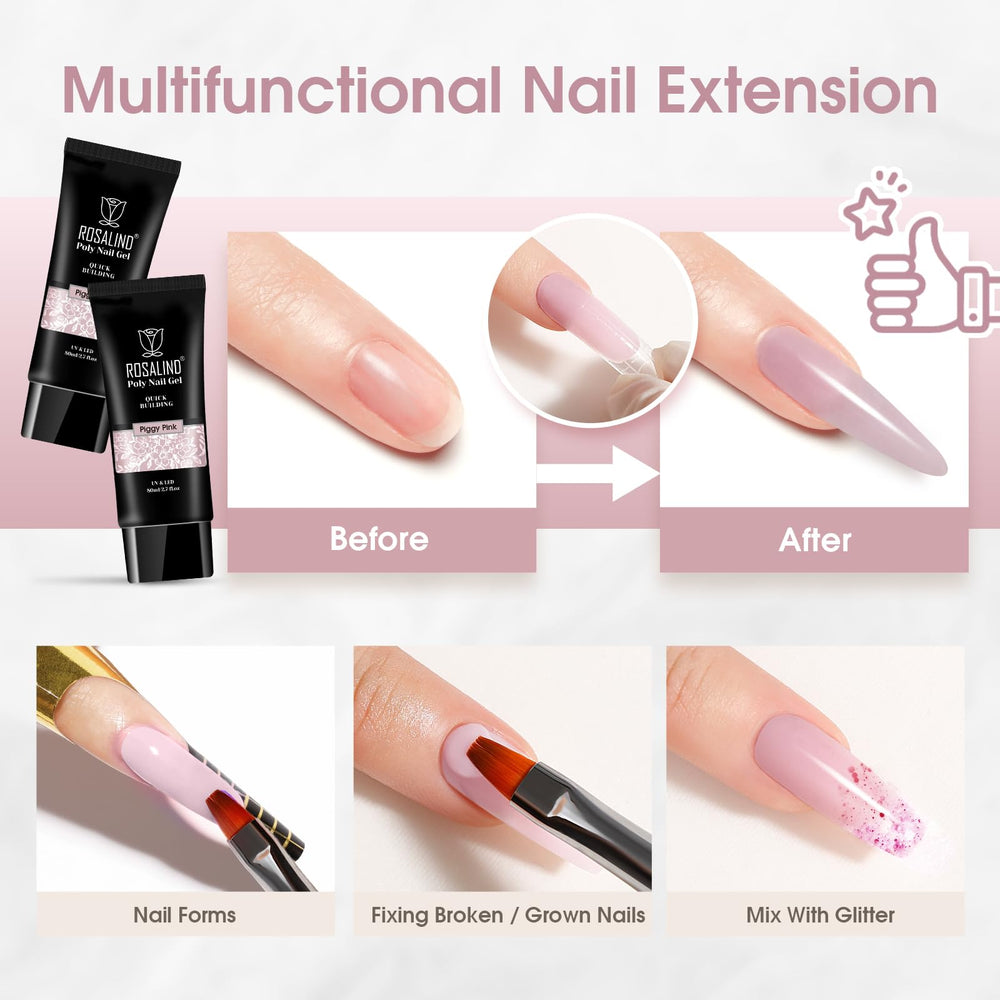 Removal tips for ROSALIND extension gel using file or drill.