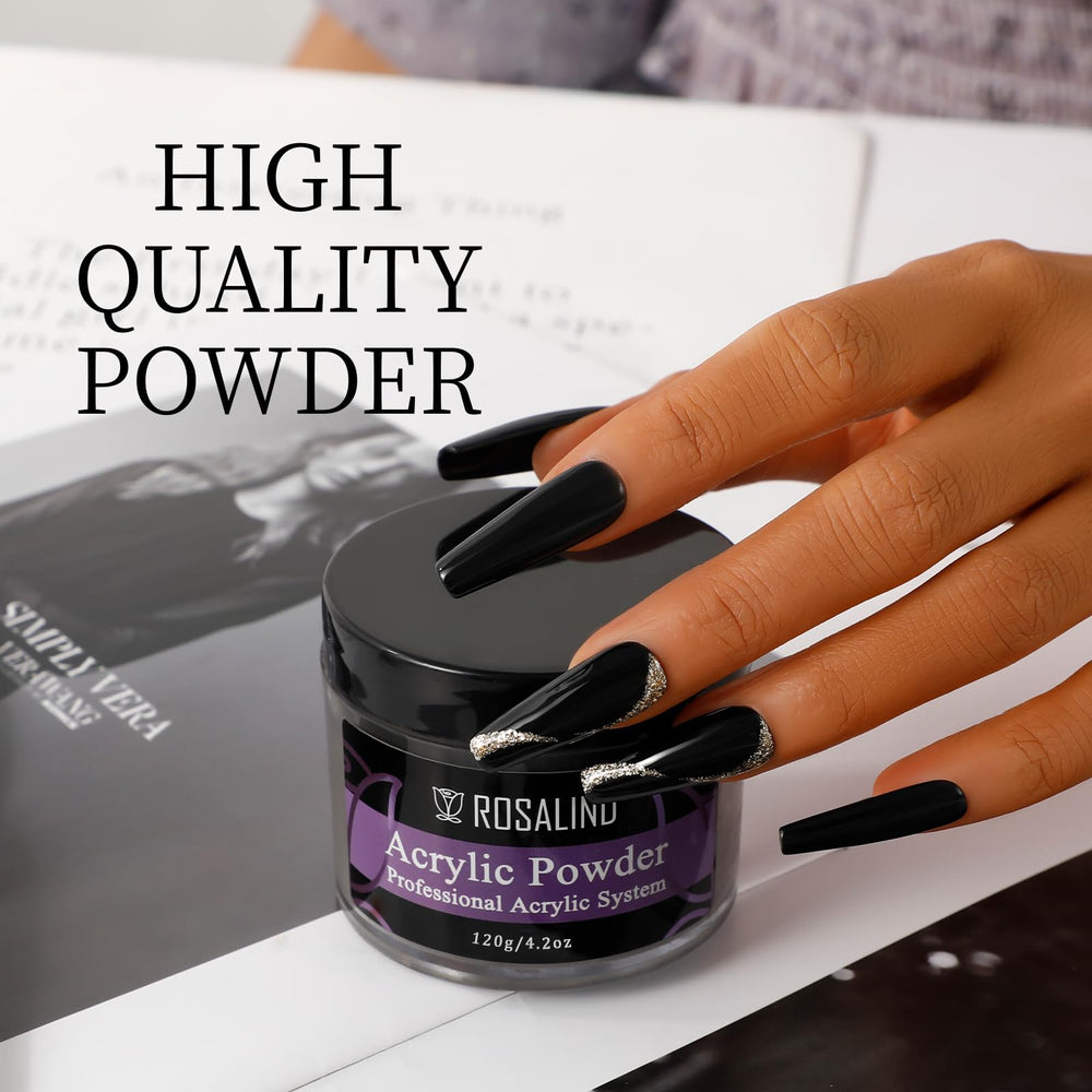 ROSALIND self-flowing formula supports smooth nail shape and long wear