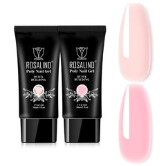 ROSALIND soft pink extension gel on nails for natural-length results