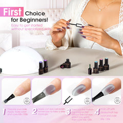 ROSALIND UV/LED cure in 120 seconds for quick manicures.