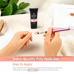UV lamp curing ROSALIND gel for fast hardening and durable finish.