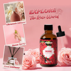 Rose essential oil used for perfume making, candles, and cosmetics
