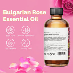 Rose essential oil for diffuser and aromatherapy