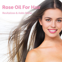 Rose oil for face care and skincare