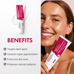 Roseblem face cream pump dispense demonstrates easy daily use and non-greasy finish