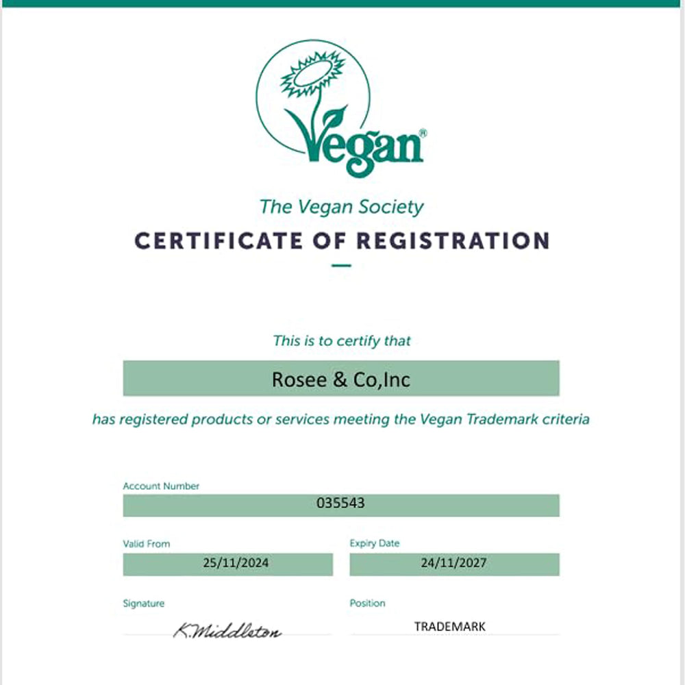 Rosee & Co Lip Gloss with Shea Butter and Hyaluronic Acid for conditioning