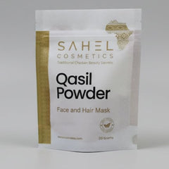Roselle Naturals Qasil powder made from natural ingredients for skin and hair