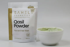 Roselle Naturals Qasil powder packaging reseal keeps freshness between uses