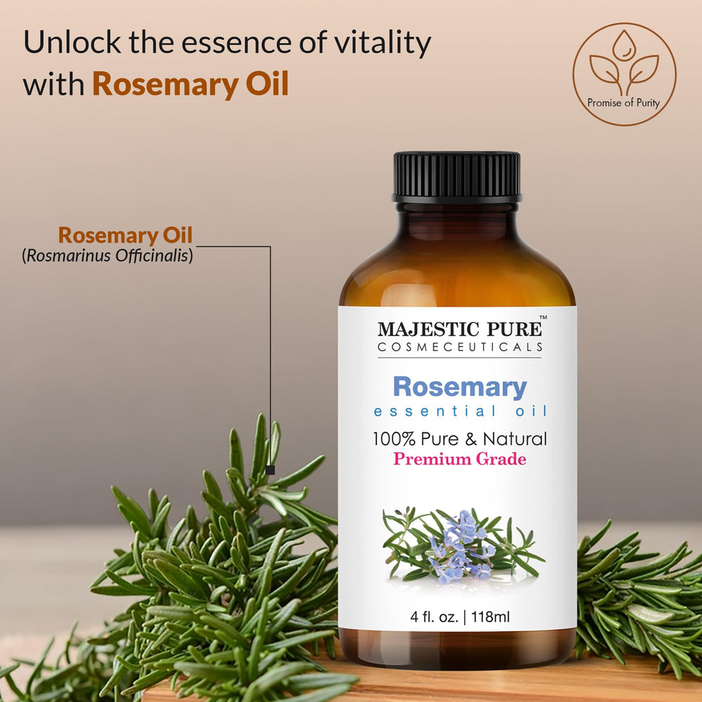 Rosemary essential oil for hair care and scalp health
