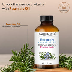 Rosemary essential oil for hair care and scalp health