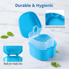 Durable ABS material denture container