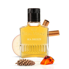 Royal Mirage Sea Breeze aftershave bottle on display for a refined daily grooming ritual