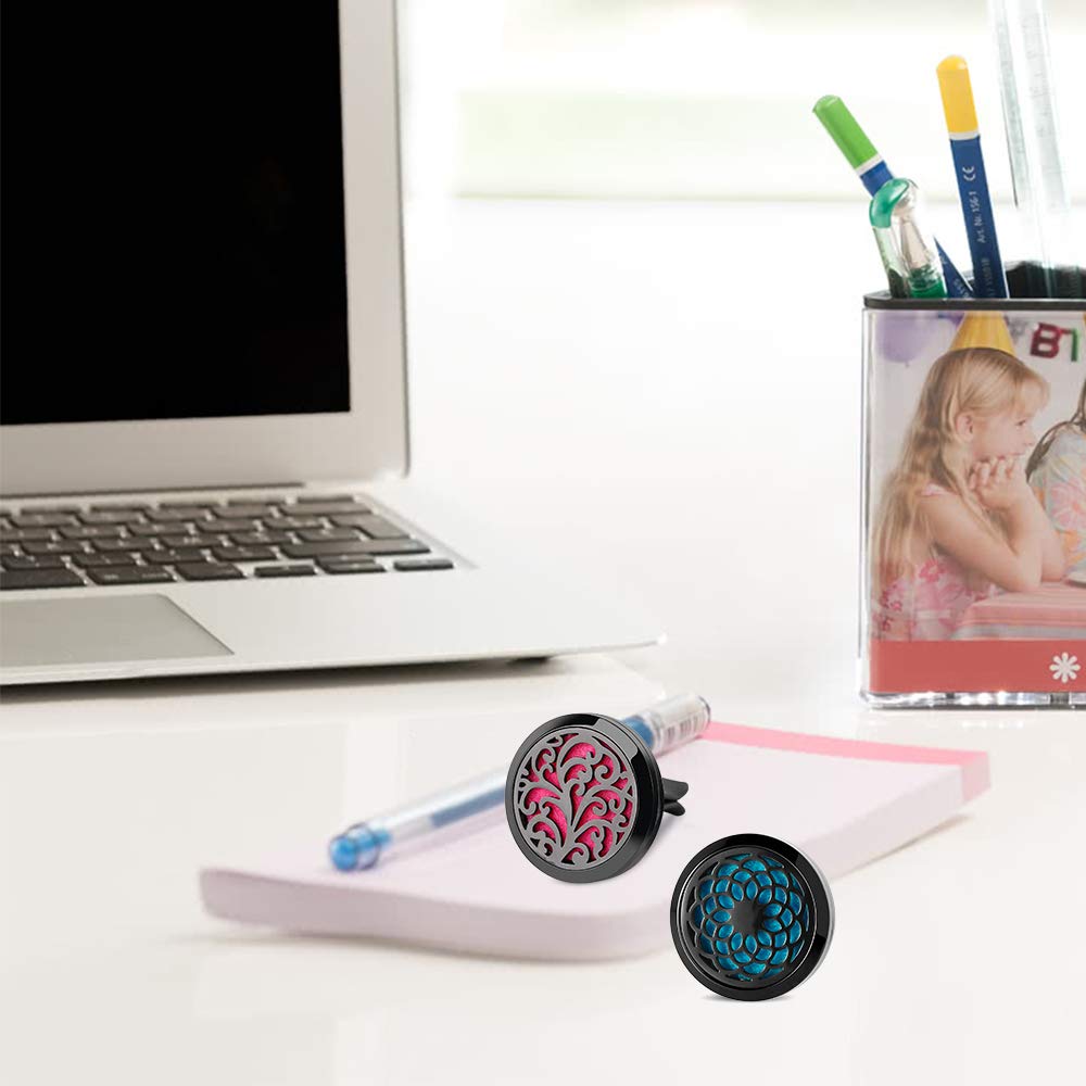 RoyAroma gift ready packaging for car diffuser vent clips