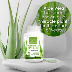 Close-up of a single Aloe Vera capsule