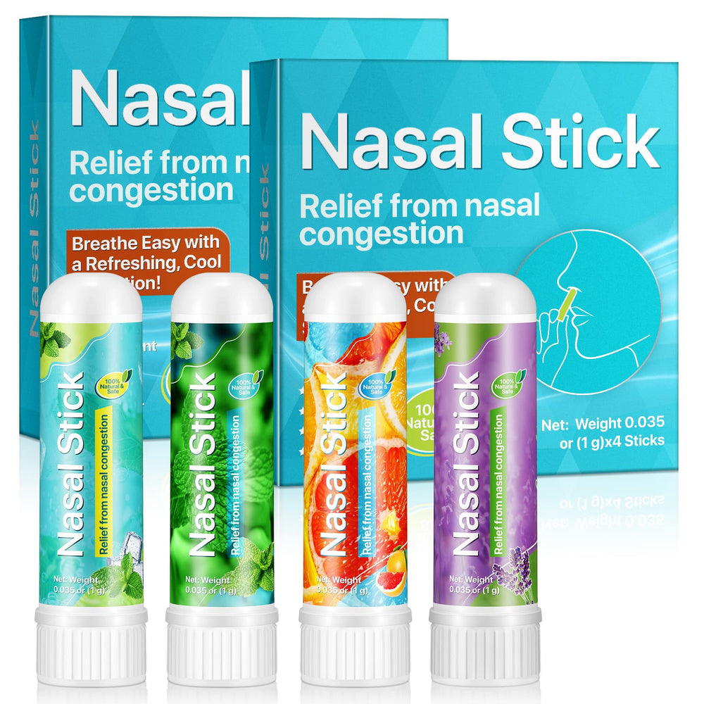 Ruduwu nasal stick 8-pack packaging for convenient on-the-go relief.