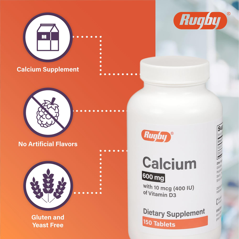Calcium carbonate and vitamin D3 composition illustration