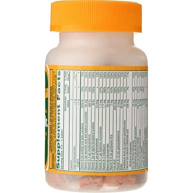 Allergen information note on Vitamin bottle: abalone
