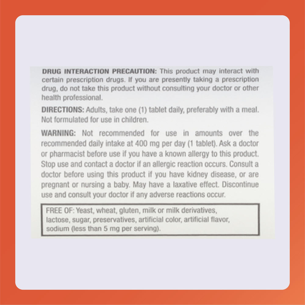 Gluten-free and allergen-free statements on label