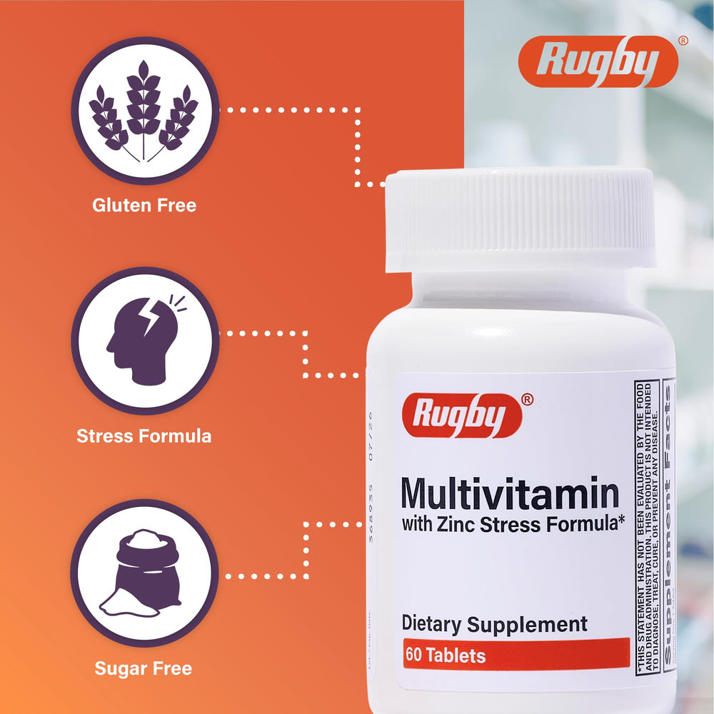 Ingredients: vitamins and minerals in Rugby Multivitamin