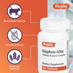 Label highlights Vitamin C 60 mg, Vitamin B6 10 mg, and Vitamin B12 6 mcg