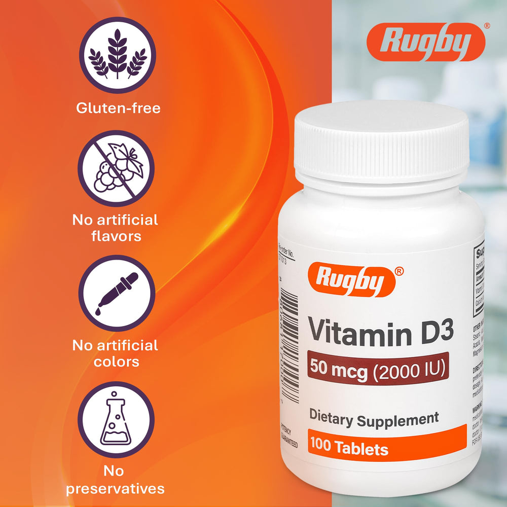 Bones and teeth health concept with Vitamin D3